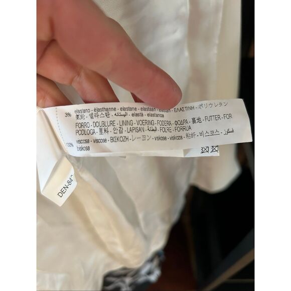 Zara Draped Blazer Mini Dress Wrap White SIZE XS BLOGGERS FAVORITE - Picture 8 of 8